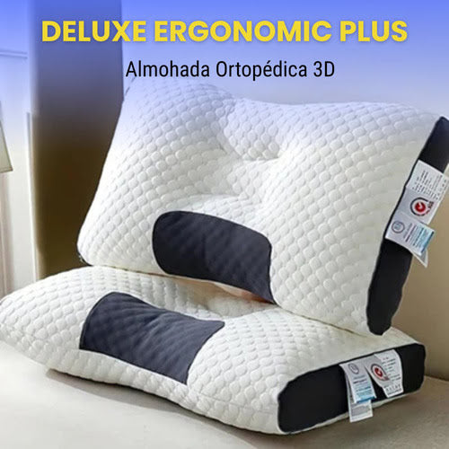 DELUXE ERGONOMIC PLUS - Almohada ortopédica 3D