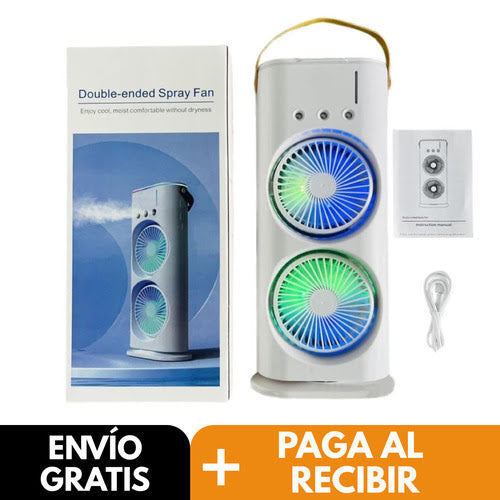 SPRAY FAN - Ventilador humificador 2 en 1 recargable